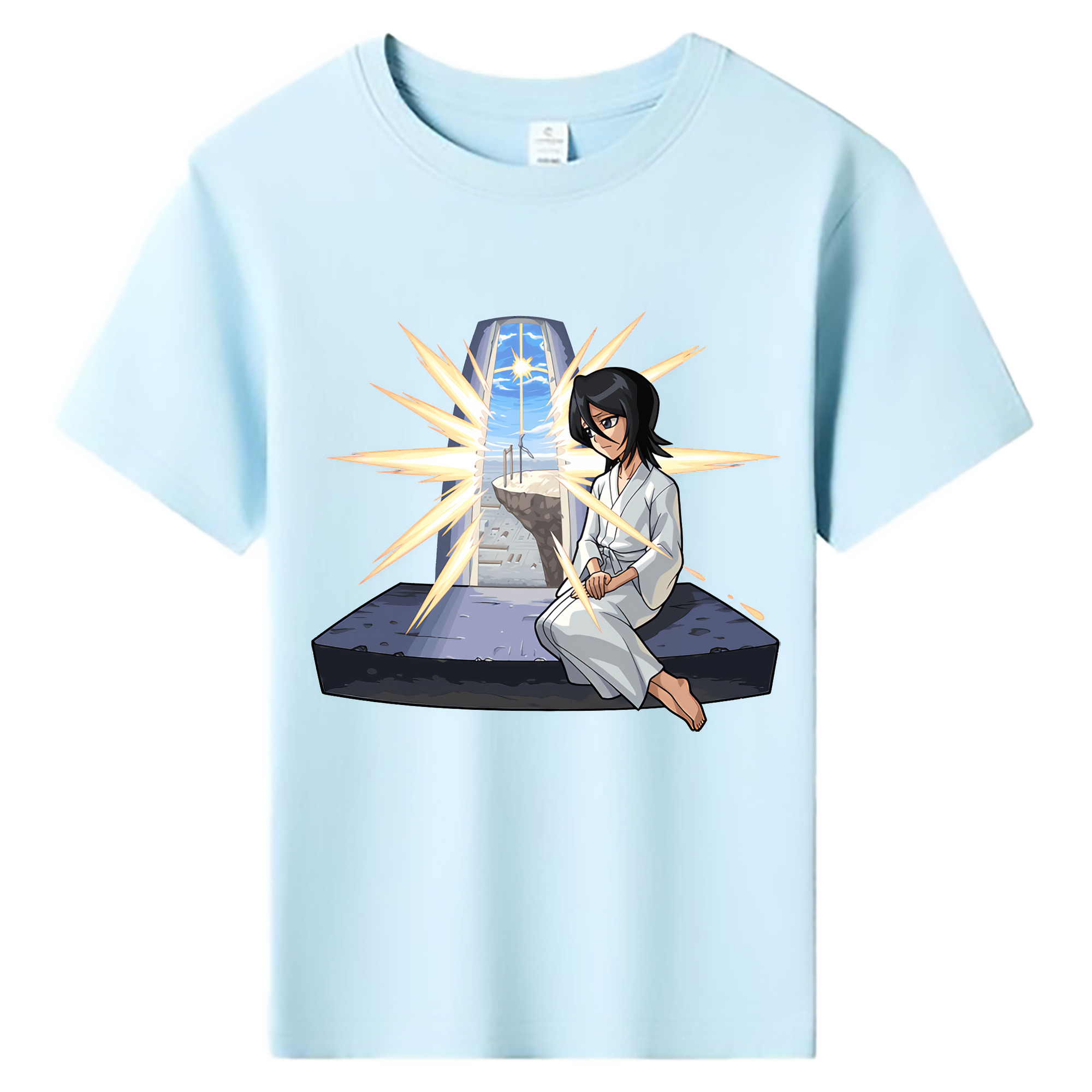 （画像用） ブリーチ 朽木ルキア BLEACH Kuchiki Rukia 綿100％キッズTシャツ（フロントプリント）